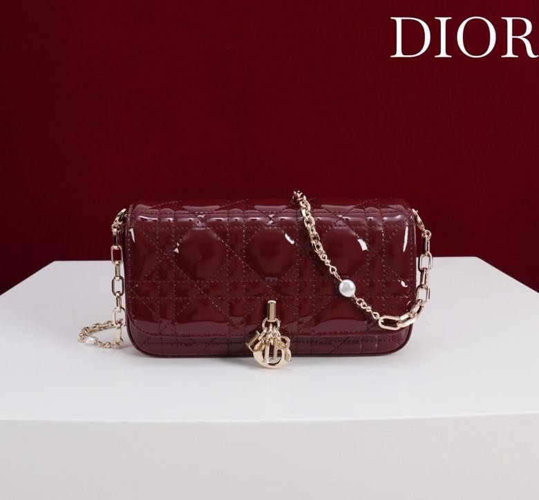 Кожаная сумка через плечо 18 см