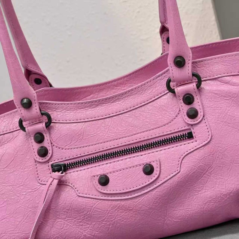 Кожаная сумка через плечо Le City 40 см фото 2