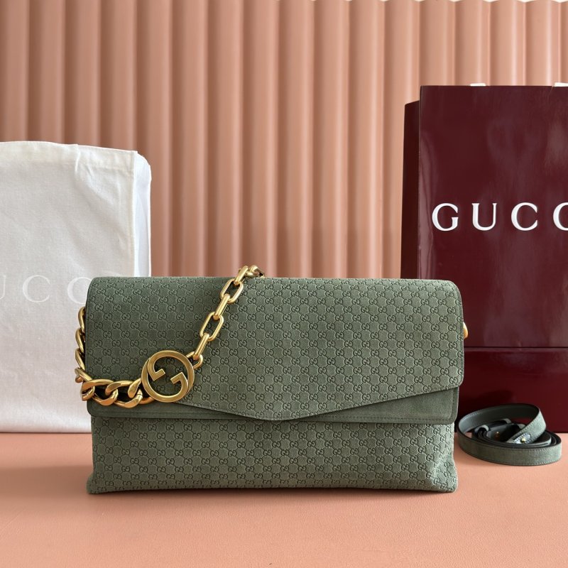 Кожаная сумка через плечо с цепочкой 36 см