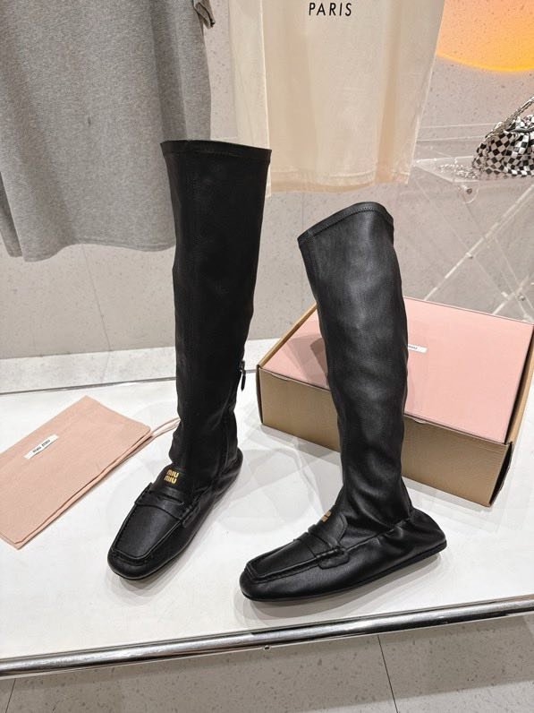 Шкіряні ботфорти фото 6