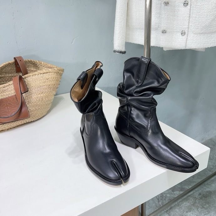 Кожаные ботильоны Tabi Balloon 30