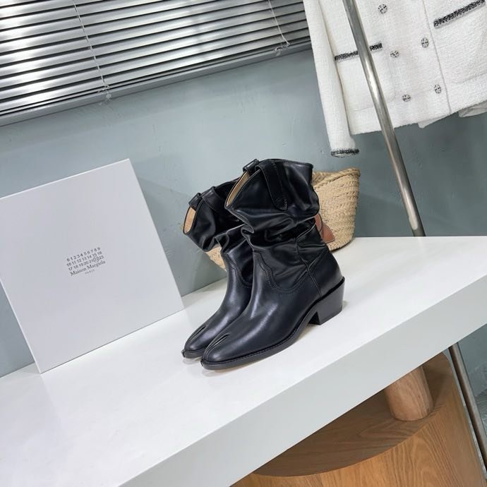 Кожаные ботильоны Tabi Balloon 30 фото 5