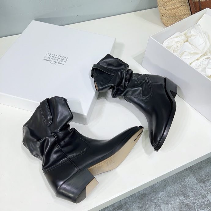 Кожаные ботильоны Tabi Balloon 30 фото 7