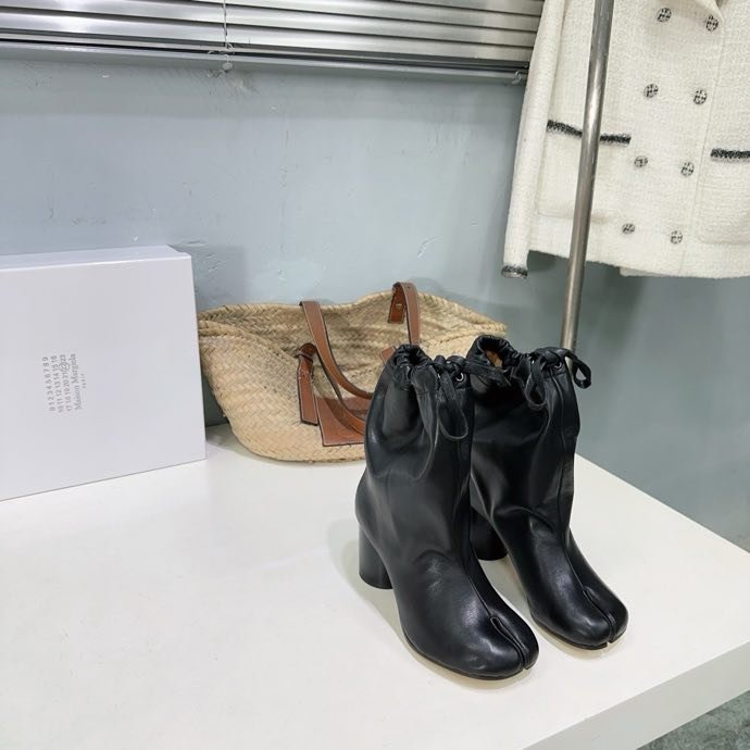 Кожаные ботильоны Tabi Balloon 80 фото 2