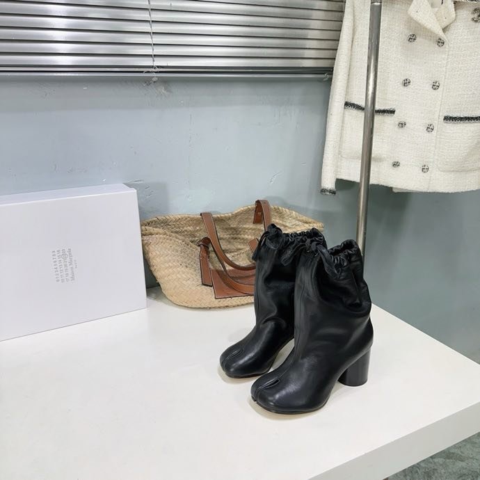 Кожаные ботильоны Tabi Balloon 80 фото 5