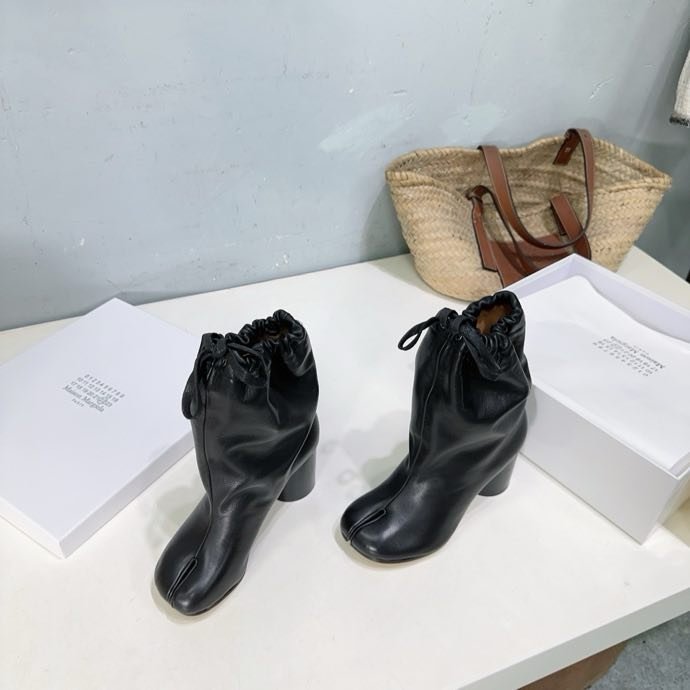 Кожаные ботильоны Tabi Balloon 80 фото 7