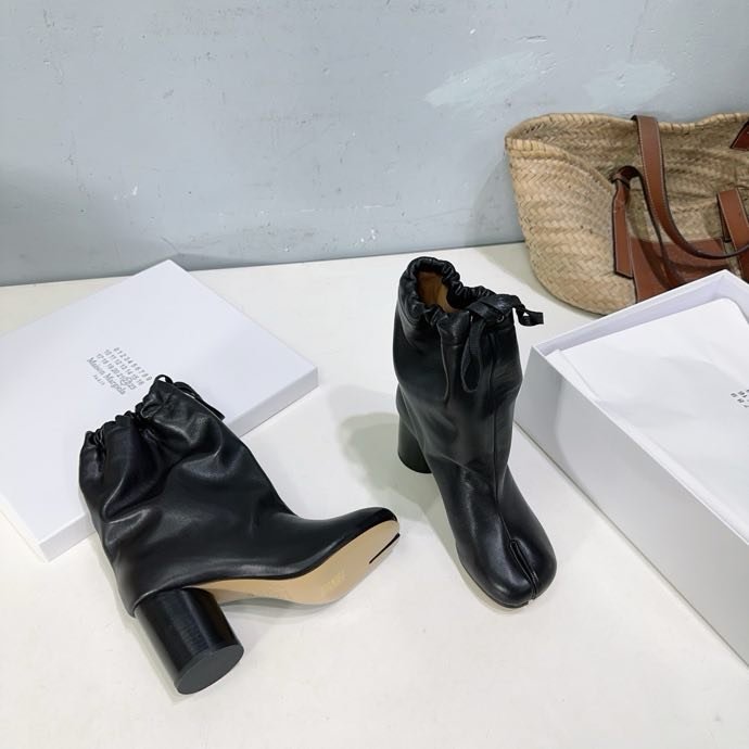 Кожаные ботильоны Tabi Balloon 80 фото 8