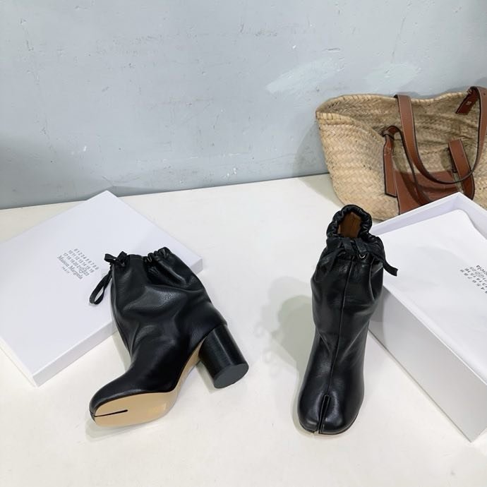 Кожаные ботильоны Tabi Balloon 80 фото 9