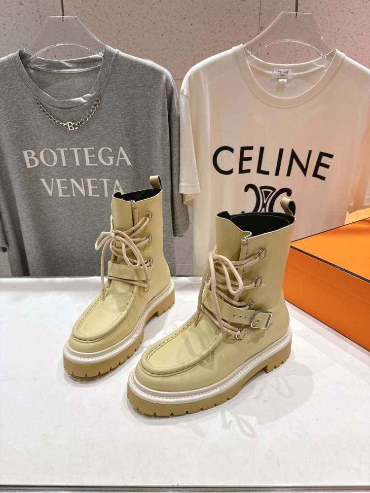 Кожаные ботинки Martin на шнуровке