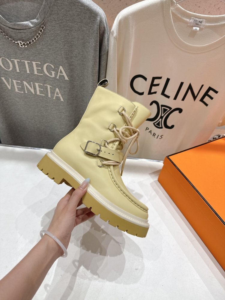 Кожаные ботинки Martin на шнуровке фото 5