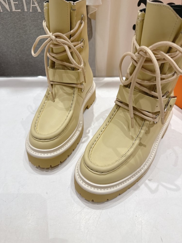 Кожаные ботинки Martin на шнуровке фото 6