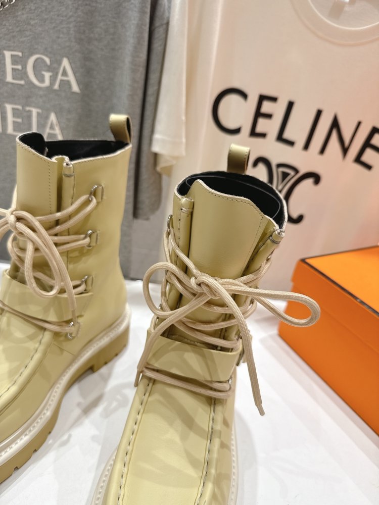 Кожаные ботинки Martin на шнуровке фото 7