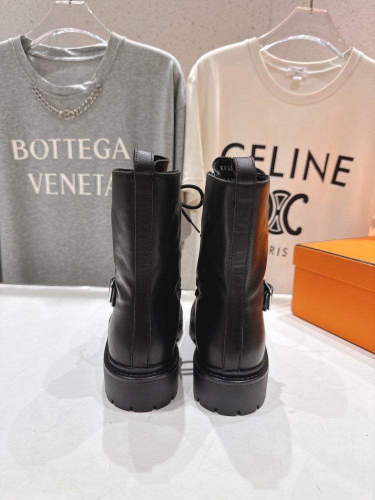 Кожаные ботинки Martin на шнуровке фото 7