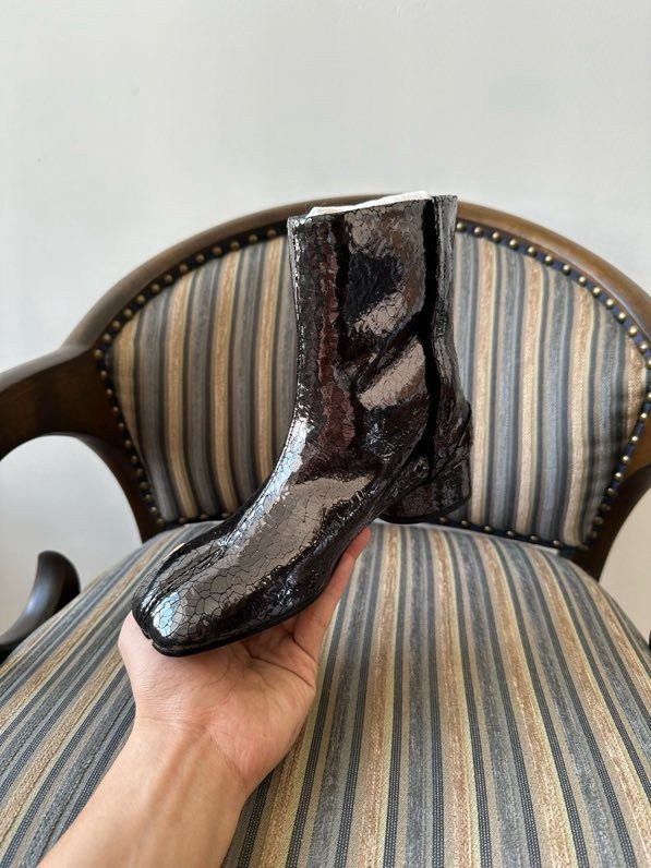 Шкіряні черевики Tabi з роздвоєним носком фото 2