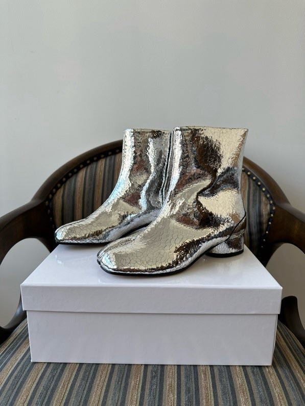 Шкіряні черевики Tabi з роздвоєним носком фото 2