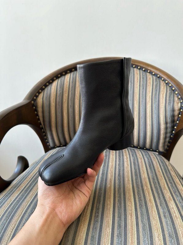 Шкіряні черевики Tabi з роздвоєним носком фото 2