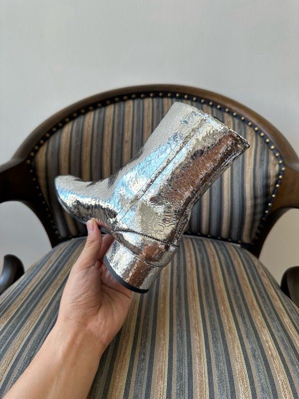 Шкіряні черевики Tabi з роздвоєним носком фото 5