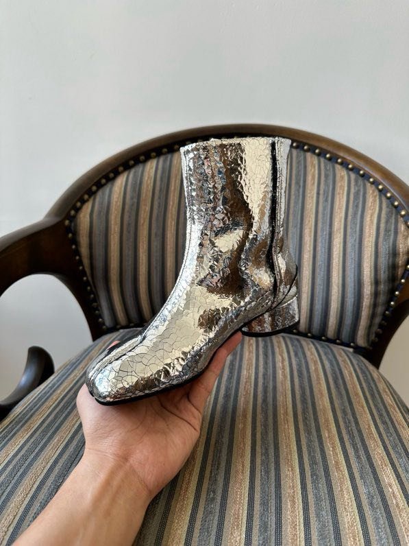 Шкіряні черевики Tabi з роздвоєним носком фото 8