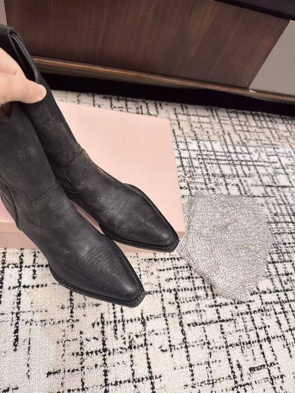 Кожаные ботинки женские фото 4