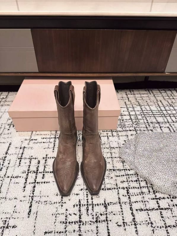 Кожаные ботинки женские фото 6