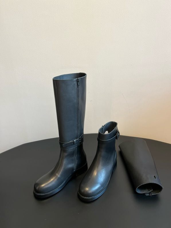 Кожаные сапоги со съемным верхом фото 6