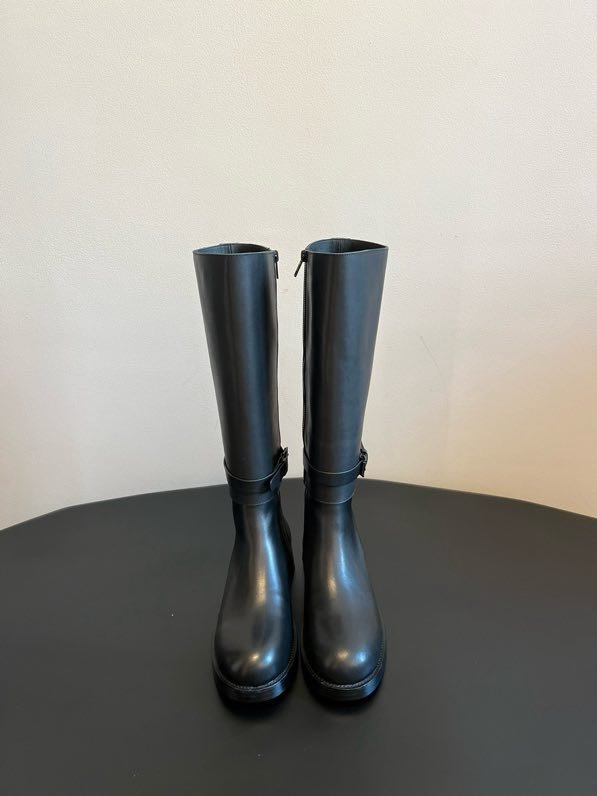 Кожаные сапоги со съемным верхом фото 7