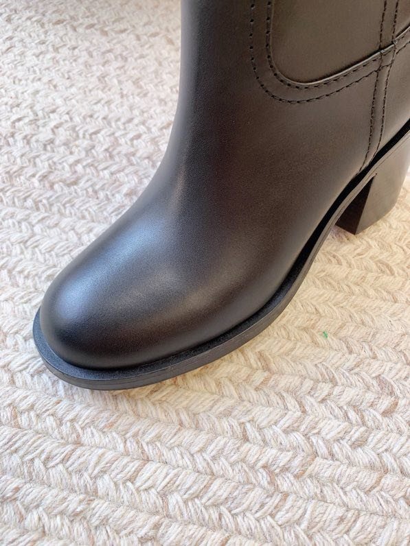 Leather boots women's фото 2