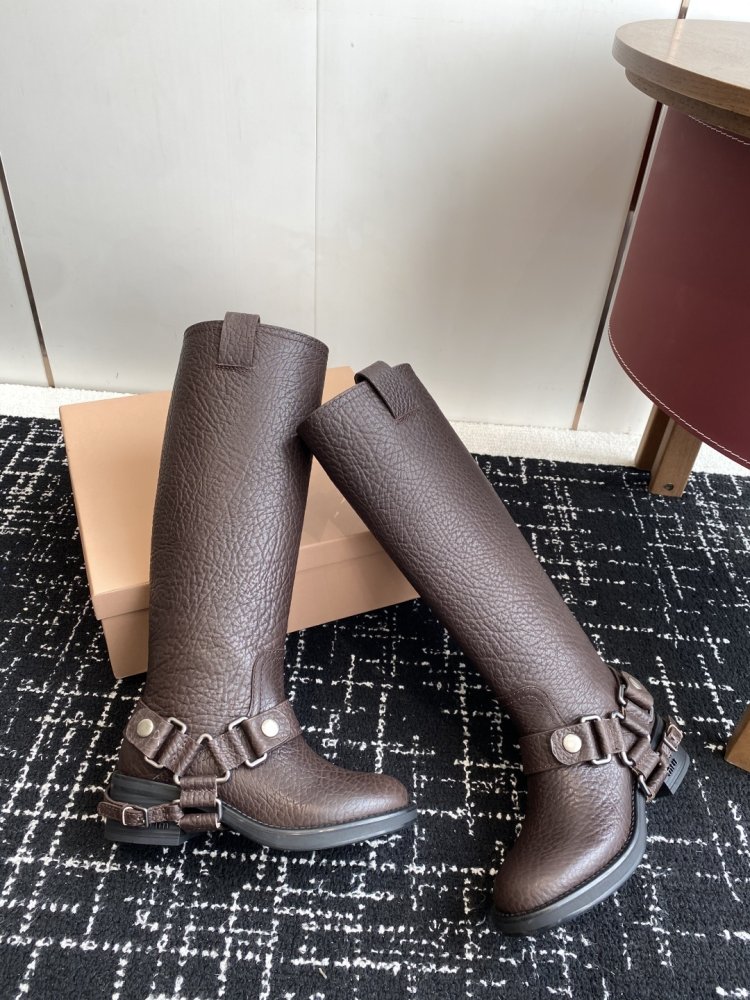 Кожаные сапоги женские фото 4