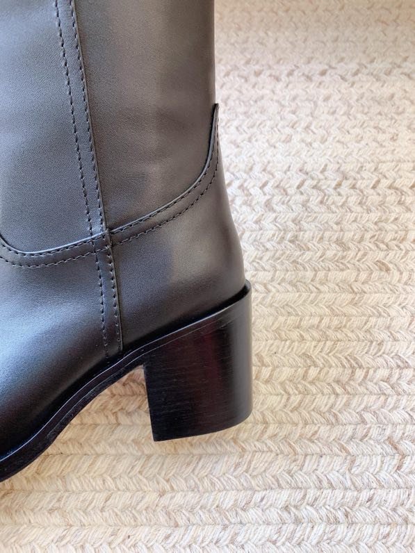 Leather boots women's фото 8