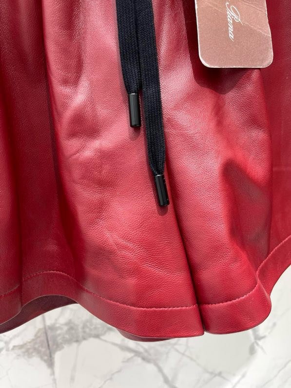 Leather shorts women's фото 2