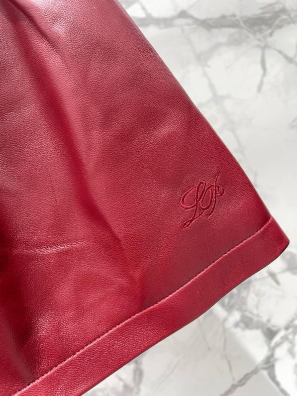 Leather shorts women's фото 8