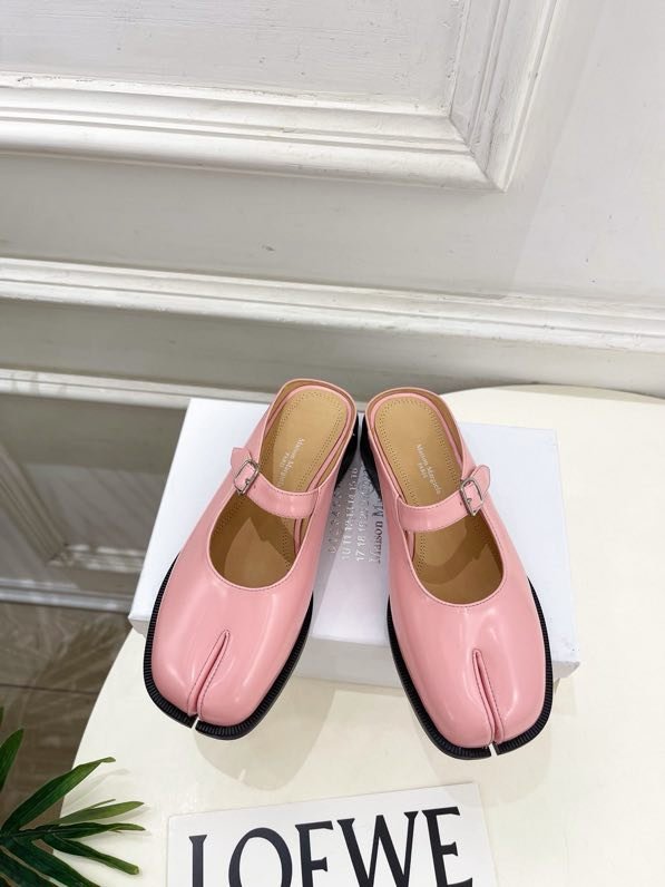 Кожаные туфли с раздвоенным носком фото 6