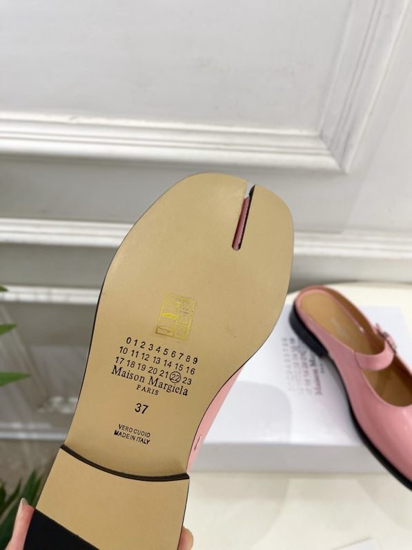 Кожаные туфли с раздвоенным носком фото 9