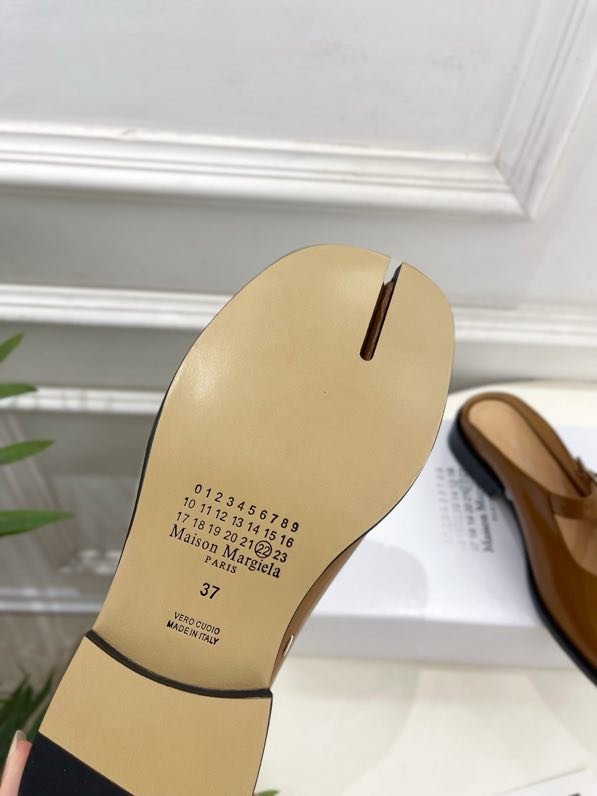 Leather shoes from bifurcated the toe фото 9