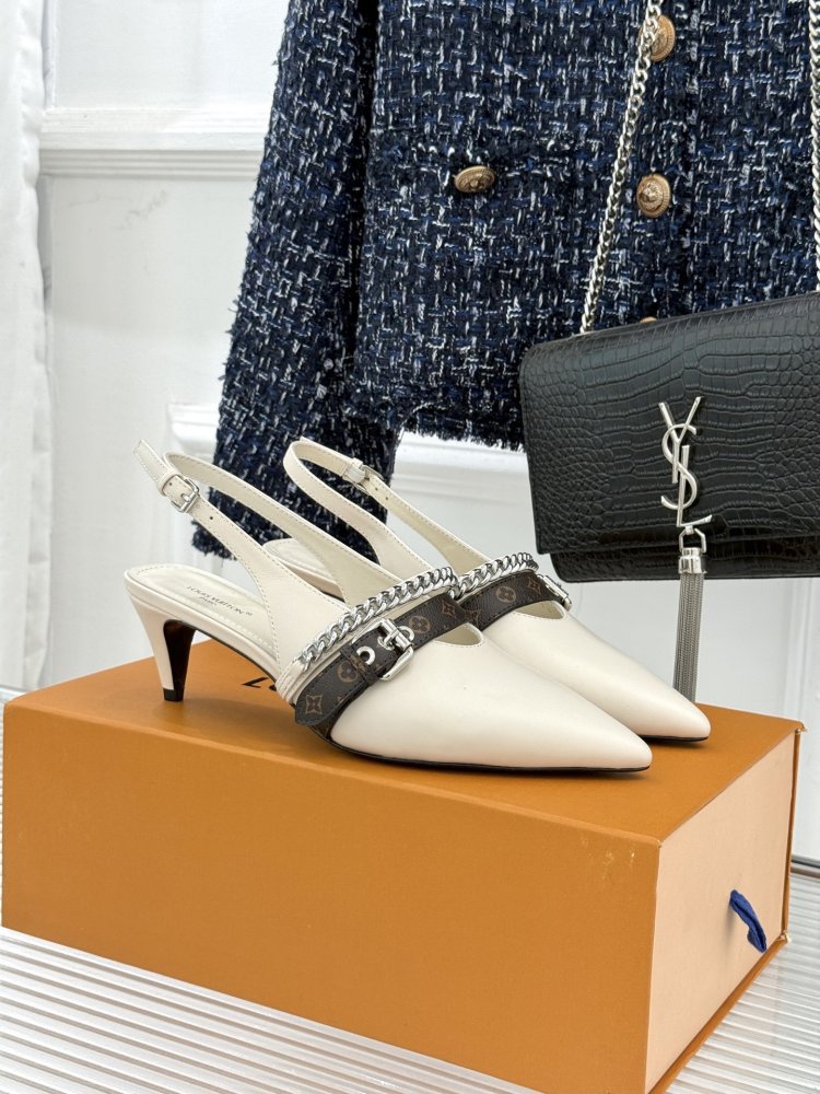 Leather shoes слингбэк