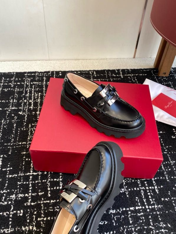 Leather shoes women's фото 2