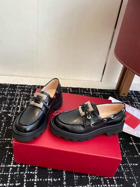 Leather shoes women's фото 4