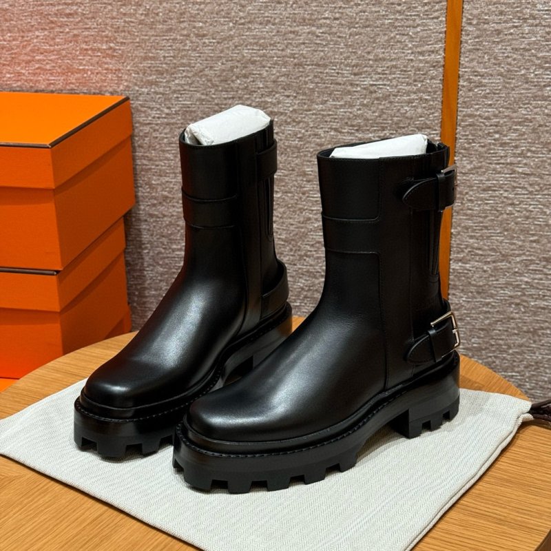 Leather women's boots Jaimy фото 2