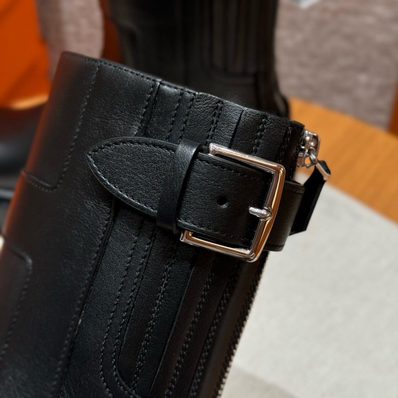 Leather women's boots Jaimy фото 4