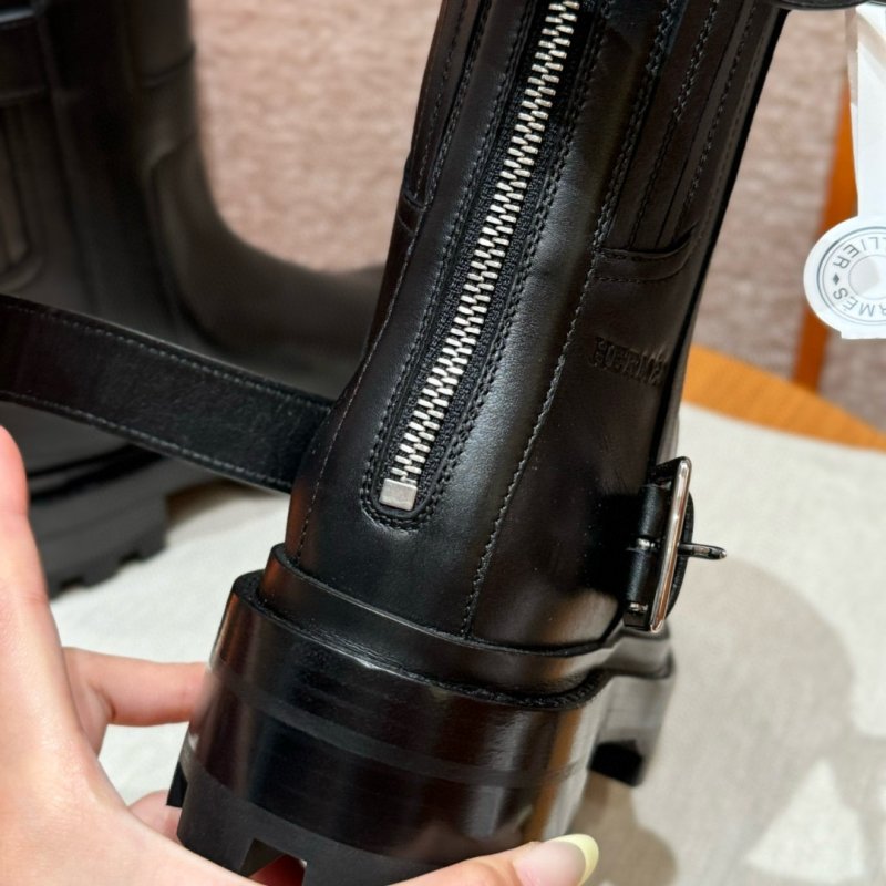 Leather women's boots Jaimy фото 8