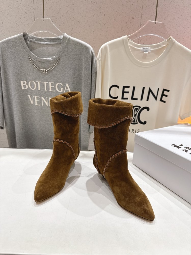 Кожаные женские ботинки фото 2