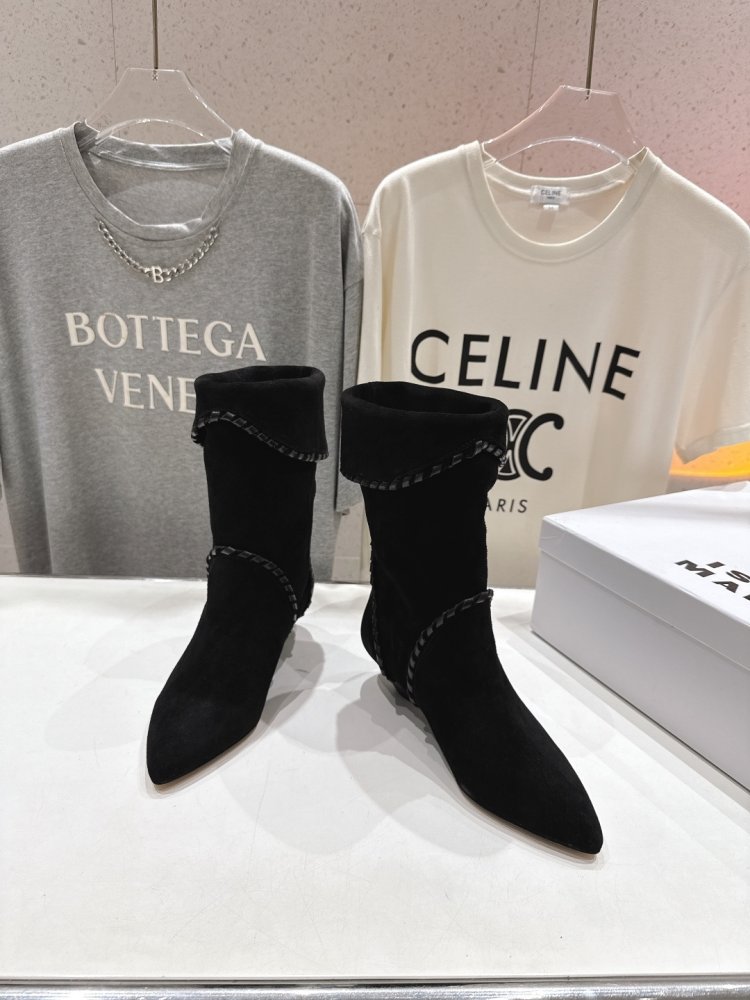 Кожаные женские ботинки фото 2