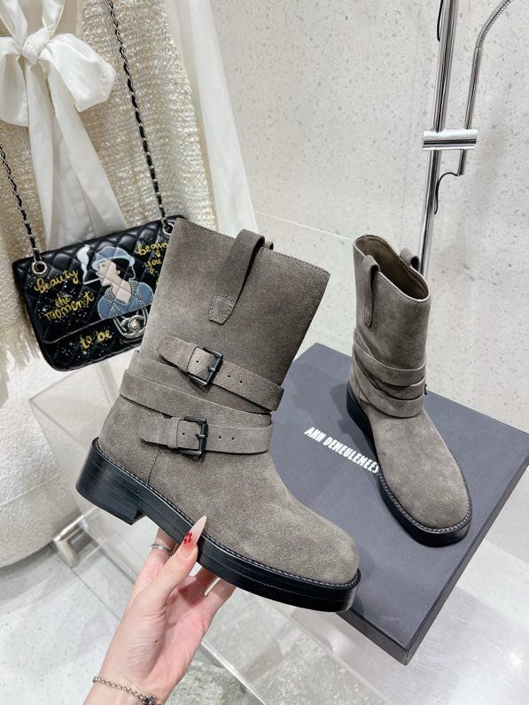 Кожаные женские ботинки фото 3