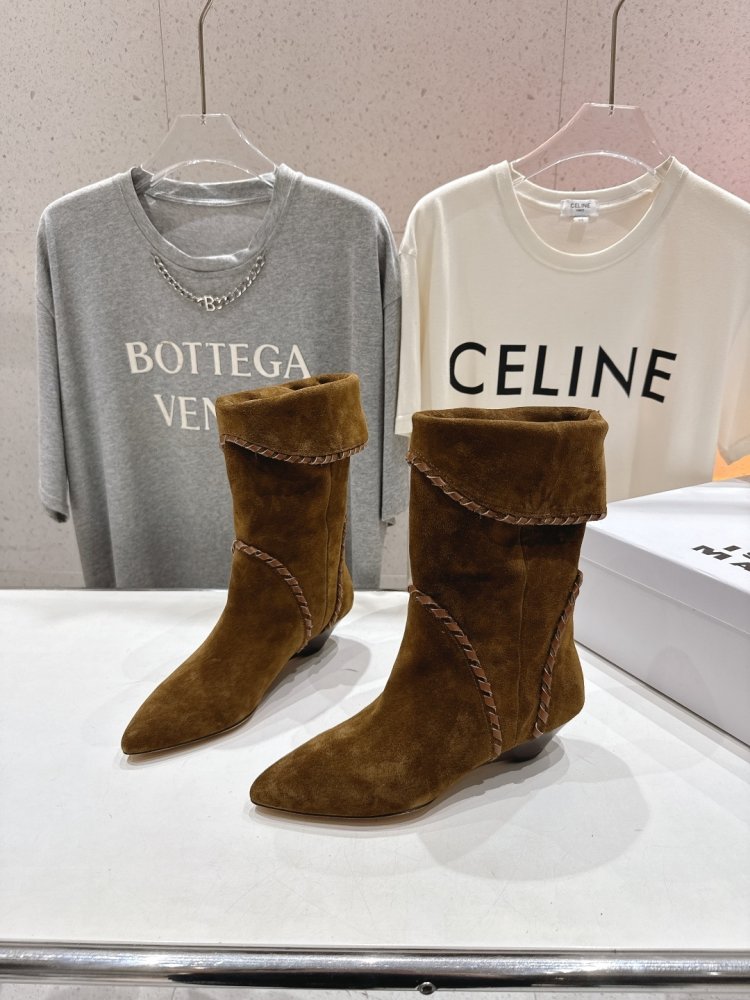 Кожаные женские ботинки фото 3