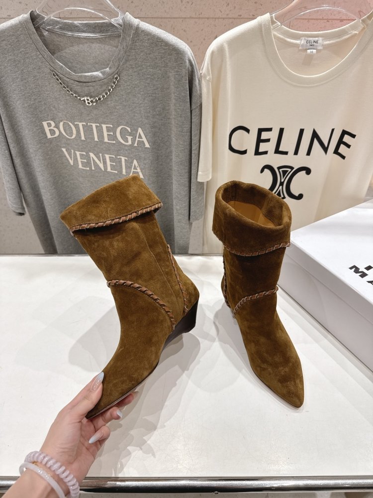 Кожаные женские ботинки фото 4