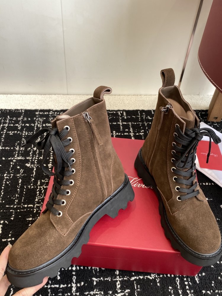 Кожаные женские ботинки фото 7