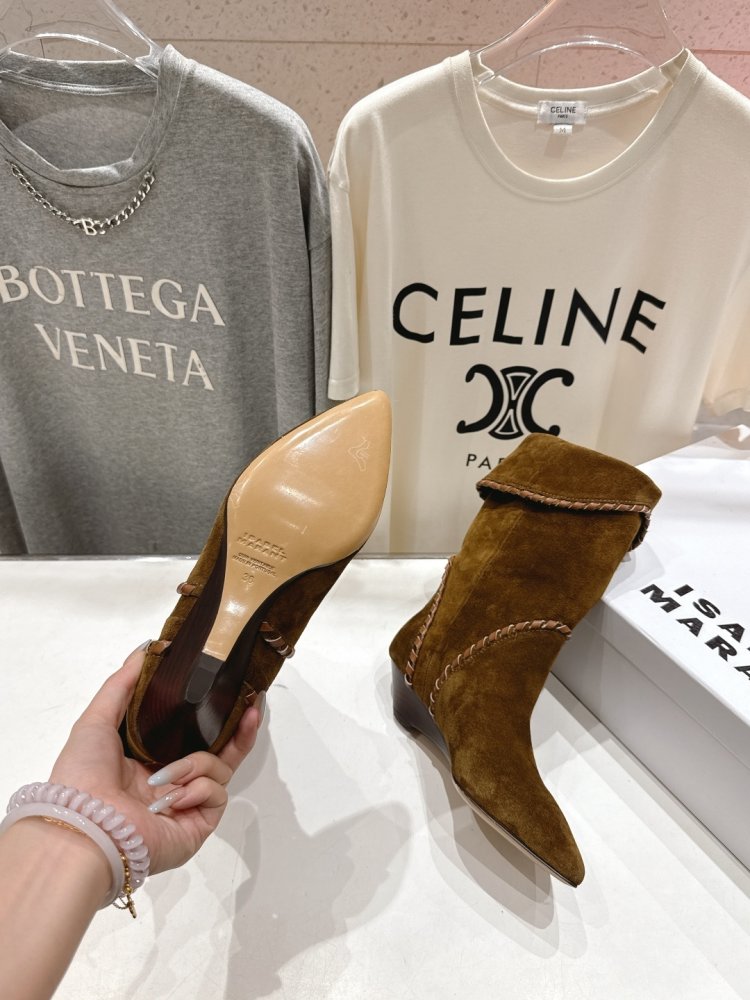 Кожаные женские ботинки фото 9