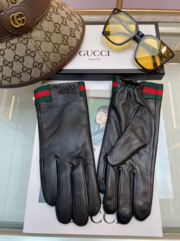 Шкіряні жіночі рукавички фото 6