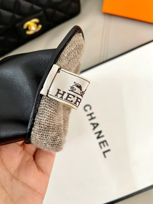 Кожаные женские перчатки фото 8