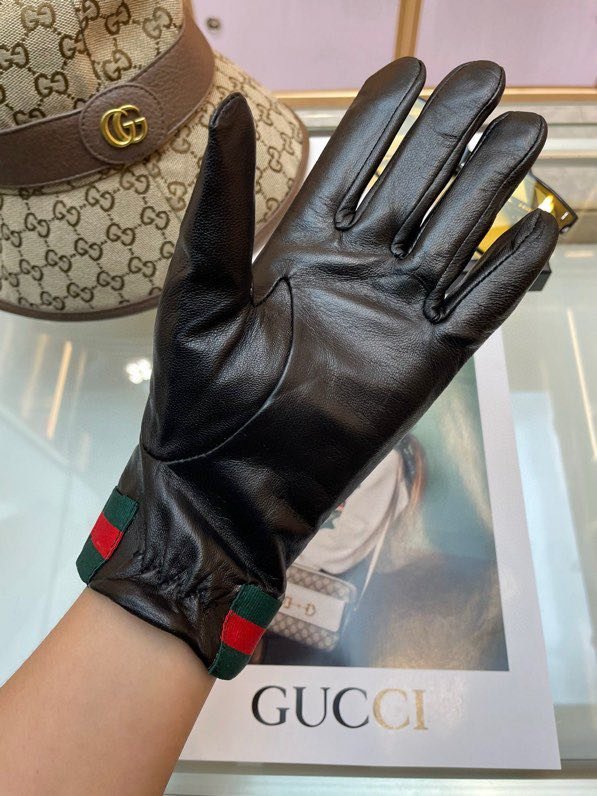 Шкіряні жіночі рукавички фото 9